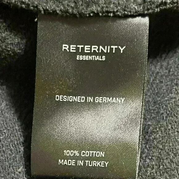 RETERNITY Essential Sweatpant S Vintage Grey Streetwear Pull-On Pockets Fade NWT - Picture 11 of 12